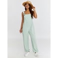 thumbnail image 2 of Caoirhny Women Jumpsuit, Elegant Sleeveless Solid Long Pants with Pockets for Casual Daily, 2 of 9