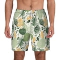 thumbnail image 3 of Uemuo Hawaiian Style Pattern Mens Swim Trunks Quick Dry Board Shorts with Mesh Lining, Stretch Beach Shorts Quick Dry No-Chafing Board Shorts-3X-Large, 3 of 9