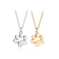 thumbnail image 4 of 1 PCS Dainty Gold Silver Pet Paw Print Pendant Necklace for Women Minimalist Animal Jewelry, 4 of 4