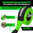 thumbnail image 6 of Rhino USA Tree Saver Tow Strap (3" x 8') - 31,518lb Break Strength - Emergency Recovery Strap Winch Extension (Green), 6 of 7