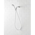 thumbnail image 3 of Mainstays White Handheld Showerhead with Hose and Shower Mount, 3 of 10