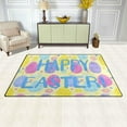 thumbnail image 3 of Coolnut Lightweight Soft Area Rugs 60x39 inch, Colorful Easter Eggs Flowers and Points Floor Mat for Kids Playing Room Hardwood Floor Living Room Nursery Rugs, 3 of 6
