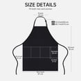 thumbnail image 2 of Perfehair Waterproof Hair Dyeing Apron with Pockets for Men & Women - Salon Hairdresser and Barber Protective Apron with PU Coating - Ideal for Haircuts, Styling, Coloring, 2 of 6
