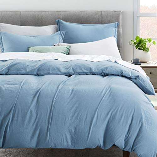 Dark Gray Newspin Bedding Duvet Cover Set Ultra Soft Double Brushed Microfiber 100/% Washed Lightweight Comforter Cover with Hidden Zipper Closure 3 Piece Full//Queen Duvet Cover