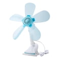 thumbnail image 2 of Ventilador de sobremesa con clip, moderno, eléctrico, silencioso, mini ventilador de escritorio personal Azul, 2 of 9
