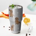 thumbnail image 3 of Funny Dachshund Dog Tumbler Gift for Women/Men,Double Wall Stainless Steel Vacuum Insulated Pet Water Botter Cups with Lid and Straw,30oz, 3 of 6