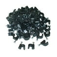 thumbnail image 2 of Amamax Cable Clips Black RG6, Pack of 2 Bags - 100 Clips per Bag for Effective Cable Management, 2 of 5