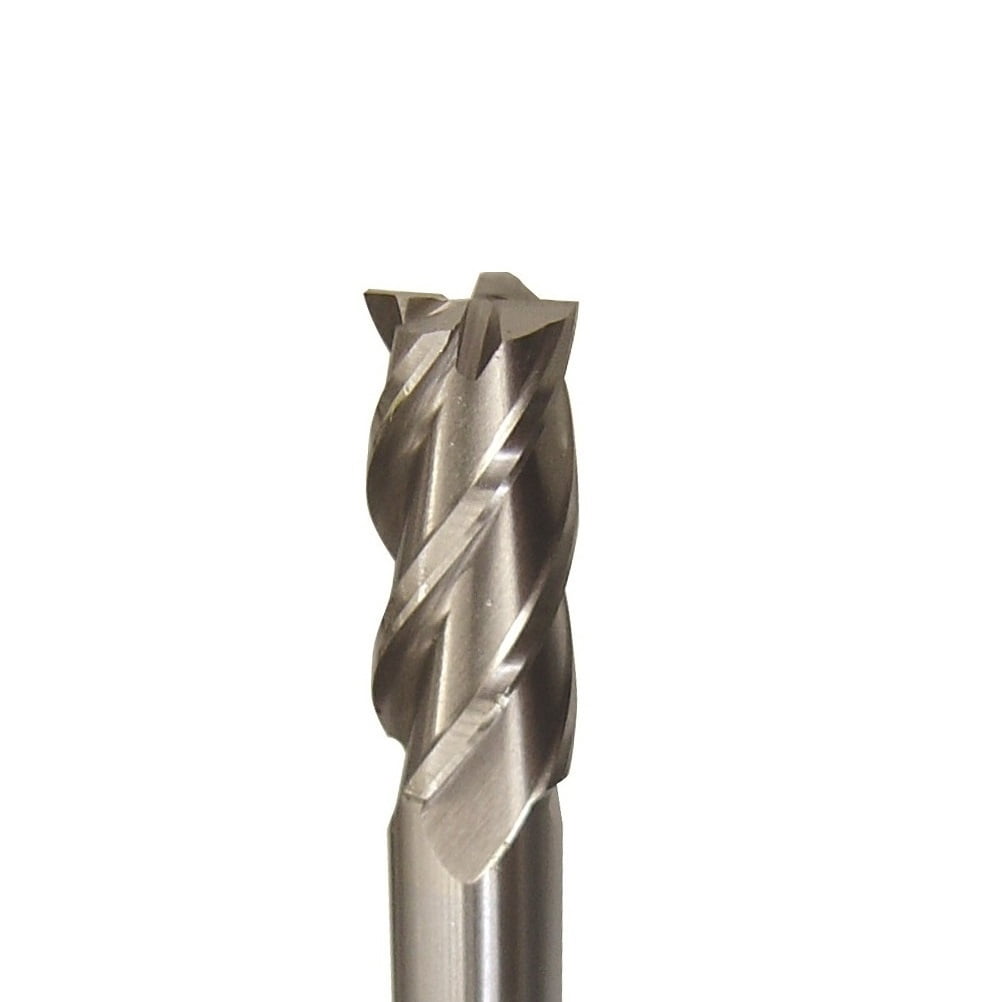 Drill America BRCF340 1" X 5/8" HSS 6 Flute Single End End Mill, Drill America