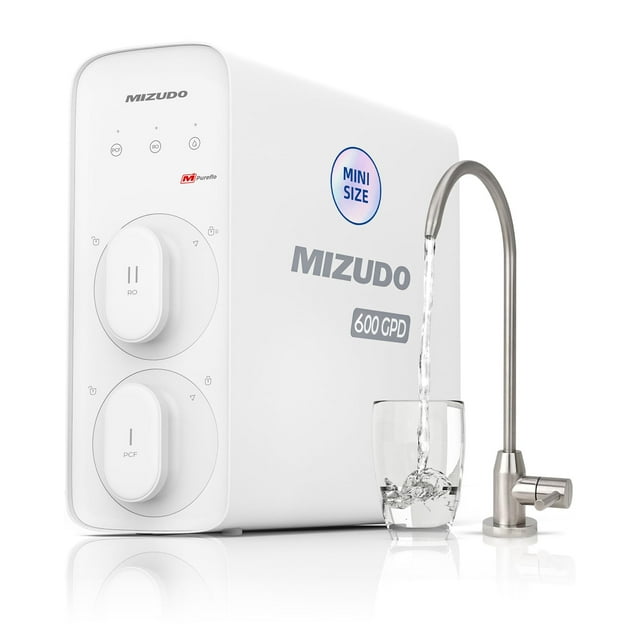 Sistema de ósmosis inversa MIZUDO Pureflo 600GPD de 8 etapas