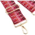 thumbnail image 3 of LAICAIW Grand Bandoulière Réglable Ceinture de Remplacement Style Guitare Sac à Bandoulière Sac à Main Sangle Multicolore en Toile (Grand : 1,97 Pouces(5CM)) (Color30), 3 of 5