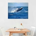 thumbnail image 2 of ARISTURING Killer Whale Pictures Canvas Wall Art For Living room Prints Poster Printing、Bedroom、Office 、Decorations With Framed, 2 of 6