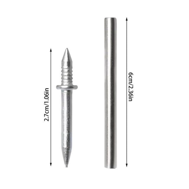 Ltdhehe Double Headed Skirting Nails Seamless Non Marking Fasteners For Baseboard Installation And Picture Hanging With Sleeve