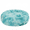 Gradient Aqua, variant on Exclusivo Mezcla Calming Donut Pet Bed for Small Dogs 20", Anti-Anxiety Plush Cozy Warming Dog Bed, Pink Rainbow