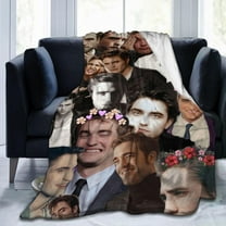 Blanket Robert Pattinson Ultra-Soft Micro Fleece Throw Blankets Beach Blankets Decoration Gift for Decor Home Sofa,Office,DormitoryBed car Camp Couch All Seasons