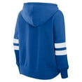 thumbnail image 3 of Women's Fanatics Blue New York Rangers Seize Fleece Pullover Hoodie, 3 of 3