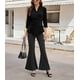 thumbnail image 3 of Blusas elegantes para mujer, blusa cruzada con manga 3/4, top con cuello en V, 3 of 6