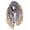 Grey, variant on Lightweight Scarves for Women 80x180cm Floral Bird Print Cotton Voile Summer Travel Wrap Shawl Headscarf