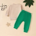 thumbnail image 5 of Towmus Toddler Baby St. Patrick's Day Outfit Boy Girl Casual Patch Crew Sweatshirt and Pants Set Halloween Fall Baby Clothes, 5 of 8