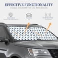 thumbnail image 4 of Saiise Skiing Penguin Funny for Foldable Car Sun Shades (2-Pack) Offer Sun Protection with an Easy-fold Design for Convenient Windshield Shading-Large, 4 of 6