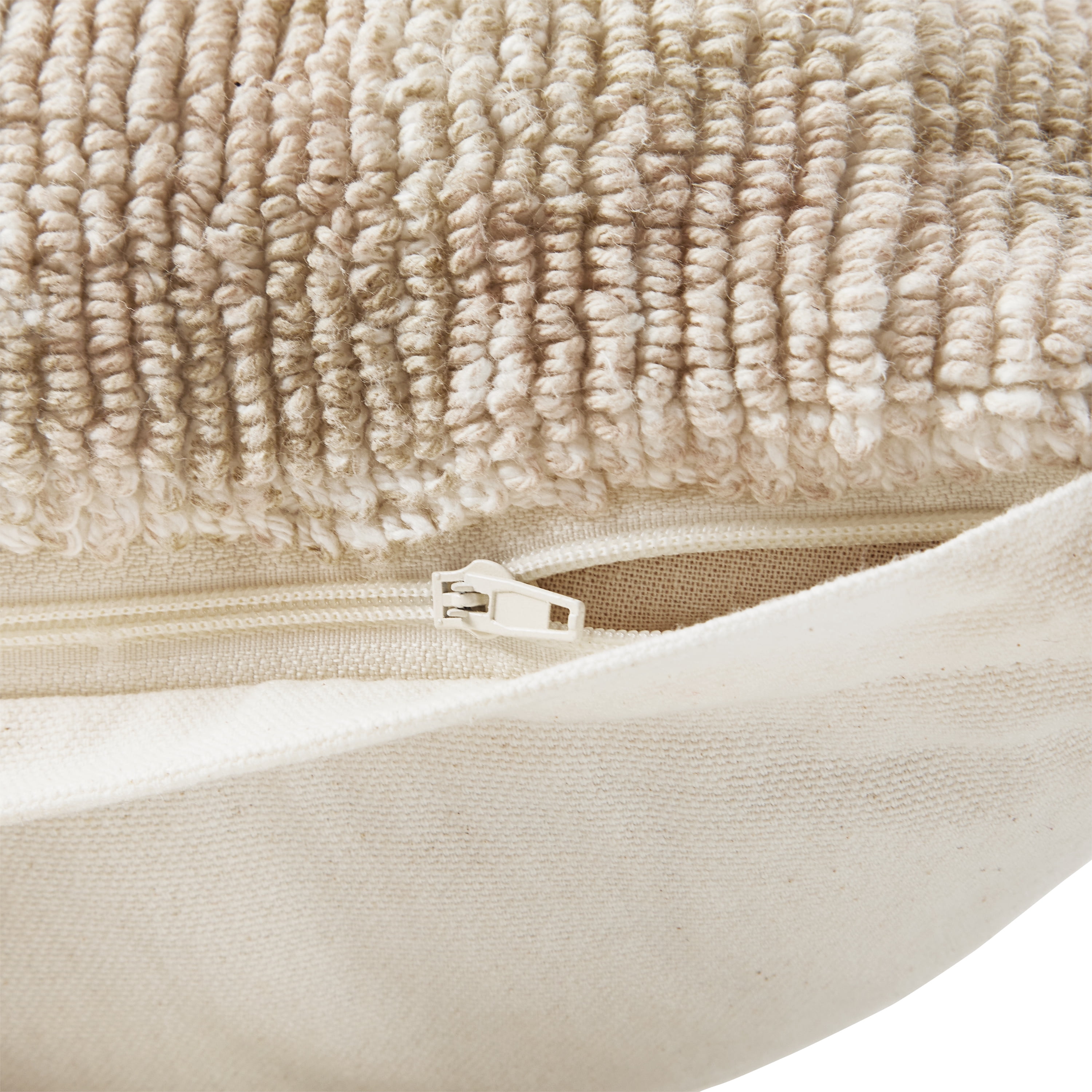 Dave & Jenny Marrs for Better Homes & Gardens Beige Persian Patchwork Decorative Pillow, 22 in x 22 in