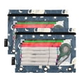 thumbnail image 2 of Elephant and Stars 2 Pack Pencil Pouch for 3 Ring Binder Smooth Zipper Folders with Pockets Clear Window Pencil Case, 2 of 6