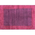 thumbnail image 1 of Ahgly Company Indoor Rectangle Abstract Purple Contemporary Area Rugs, 2' x 3', 1 of 4