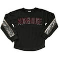 thumbnail image 2 of Girls Youth Gameday Couture  Black Morehouse Maroon Tigers Guess Who's Back Long Sleeve T-Shirt, 2 of 3