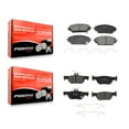 thumbnail image 1 of Positive Plus Front Rear Semi-Metallic Brake Pads Kit for Car 2020-2023 Mazda CX-30 KPF-100731, 1 of 8