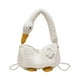 thumbnail image 1 of Bolso bandolera de moda con cuentas, cartera con correa, bolso tejido con animales de dibujos animados Blanco Yuyangstore Bolso de punto, 1 of 8