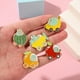 thumbnail image 5 of Qarigey Broches de dibujos animados con forma de fruta de rana encantadora, alfileres de solapa esmaltados divertidos, accesorios de regalo, Clips Accesorios de disfraces XZ5342 Qarigey AP010034-03, 5 of 6