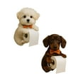 thumbnail image 2 of Classic Kitchen Accessories, Dog Toilet Roll Holder Cute Animal Toilet Paper Holder Wall Mounted Toilets Paper Storage Dispenser Toilets Roll Stand Kitchen Statue for Bathroom Kitchen, 2 of 9