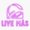 1pcs, variant on Bright Neon Live Mas Retro Mexican Fast Food Style Decal For Car Window Laptop Sticker