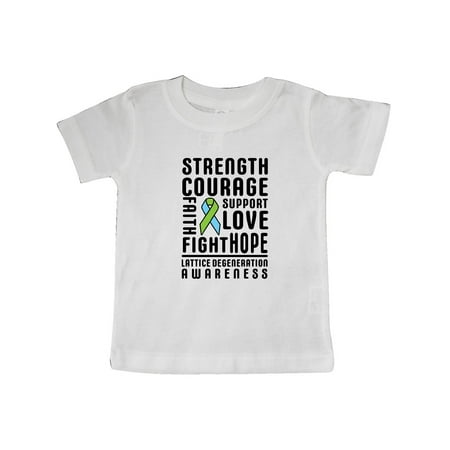 

Inktastic Lattice Degeneration Strength Hope Support and Courage Gift Baby Boy or Baby Girl T-Shirt