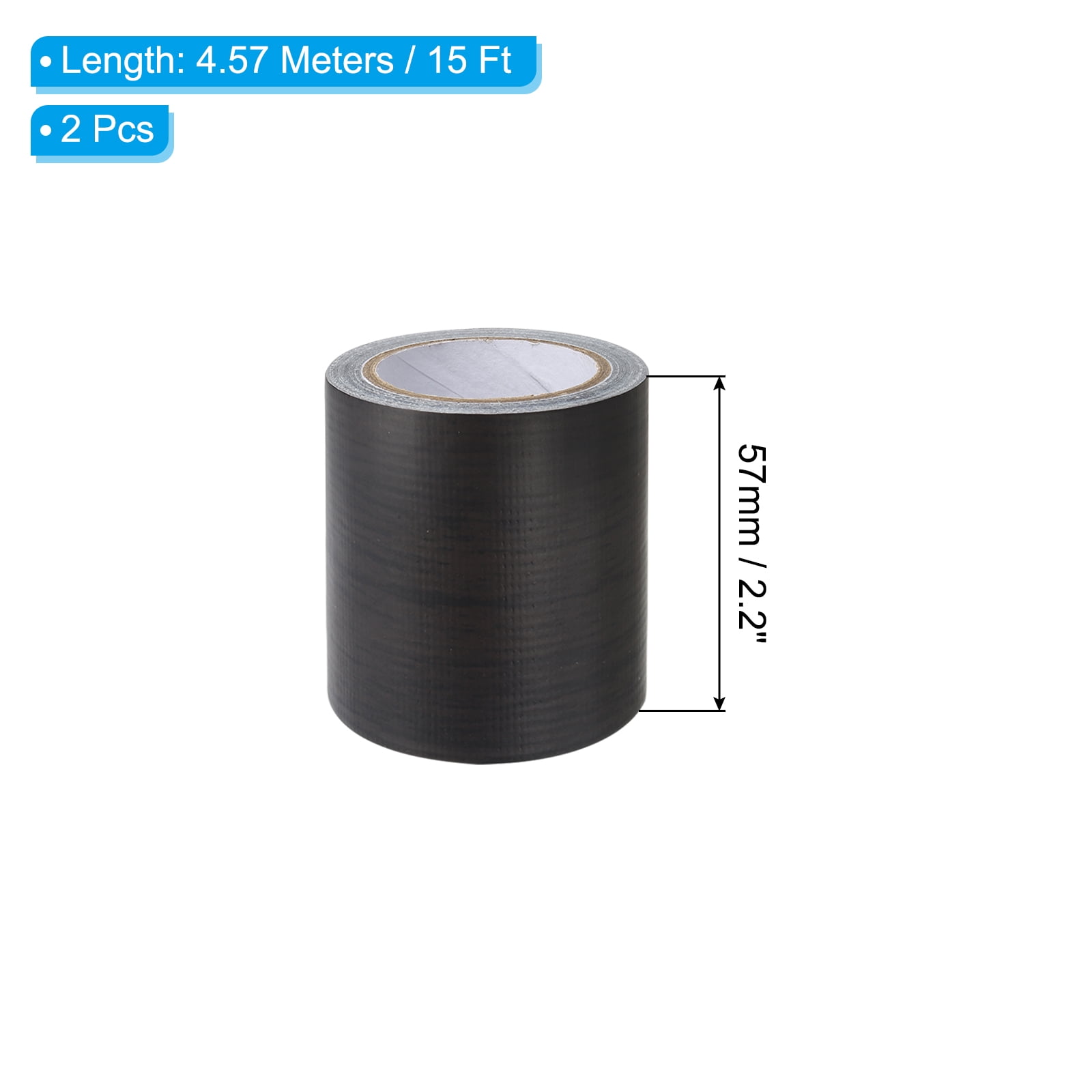 Uxcell Wood Grain Repair Tape Self Adhesive Realistic Textured Repair Tape Patch Black Wood Grain 2.2"x15ft