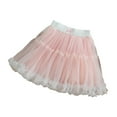 thumbnail image 1 of Utlike Jupe en Tulle Superposée pour Filles Robe de Soirée Décontractée Taille Élastique Douce Confortable Uniforme Scolaire pour Fille Taille 4 Ans-5 Ans, 1 of 6