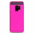 thumbnail image 3 of For Samsung S9 Plus Case, SOATUTO S9 Plus Wallet Card Holder Defender Bumper Soft Rubber Hard PC Back Hybrid Shockproof Slide Cover Flexible Protective with Card Slots for Samsung S9 Plus - Rose Pink, 3 of 5