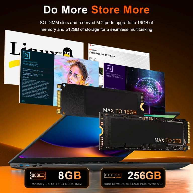 RNRUO 15.6" Windows 11 Laptop, Dual 8GB RAM, 256GB SSD, AMD 3020e Processor with 2 Cores Up to 2.6GHz, With Office 2024, 1920x1080 Display WiFi5 BT5.0 for Student, Home Office, Business