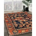 thumbnail image 2 of Ahgly Company Indoor Square Traditional Gold Brown Animal Area Rugs, 6' Square, 2 of 6