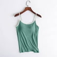 thumbnail image 4 of Scyoekwg Womens Tank Tops Crew Neck Adjustable Slim Camisole Tank Top Without Steel Ring Underwear Yoga Sports Tank Tops Solid Color Comfy Sling Shirts Summer Casual Blouses (Mint Green,XXXXL), 4 of 5