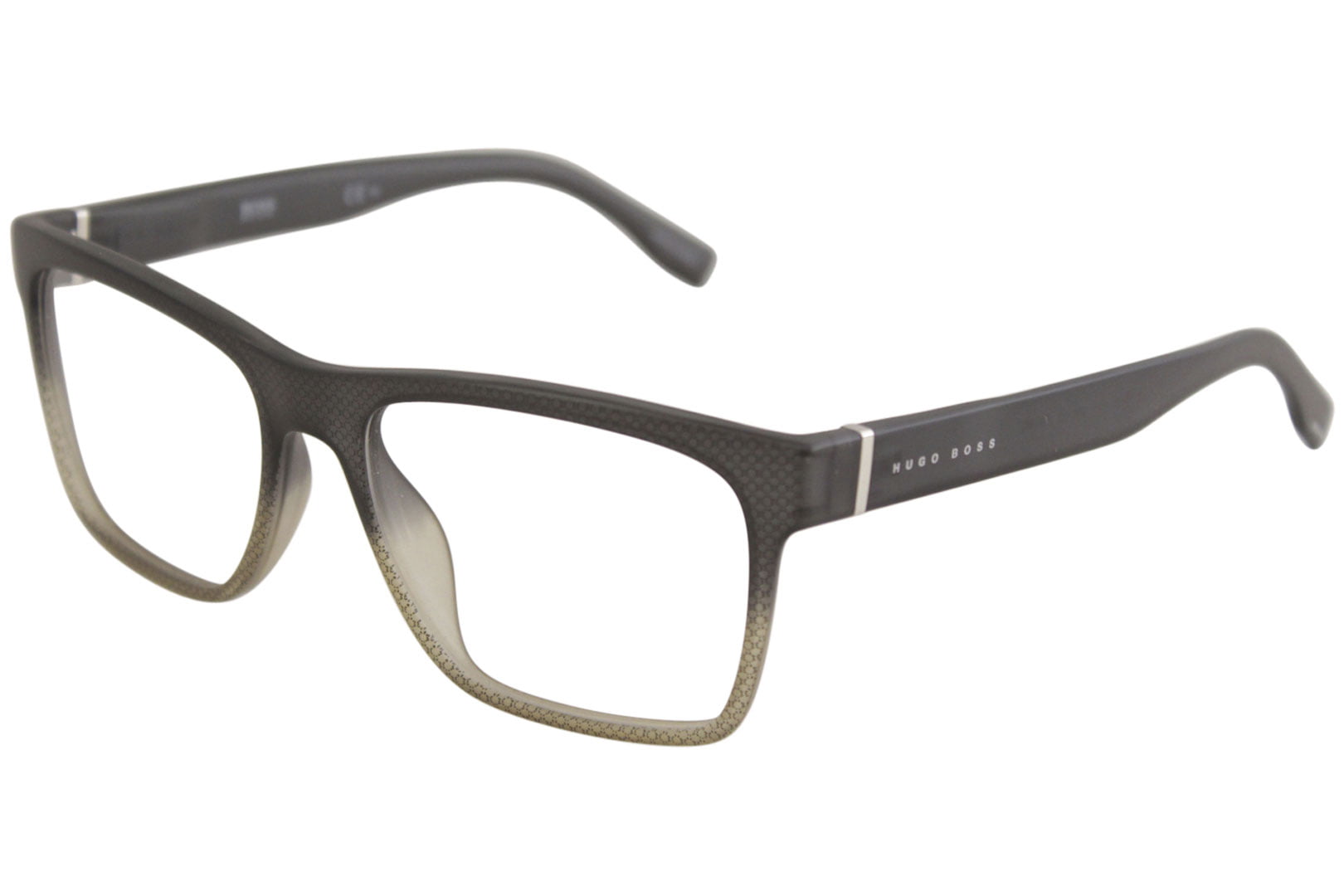 Hugo Boss Men's Eyeglasses 0728N 0728/N 26K Matte Grey Optical Frame ...