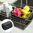 thumbnail image 6 of REGALWOVEN Kitchen Sink Racks Feet Plastic Sink Replacement Feet Wire Bumpers Black, 6 of 6