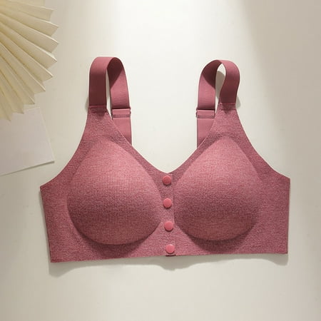 Mrasaso Big Discount! Built in Bra Tank Tops for Women Women Nylon Bra Women s Nursing Bra Maternity Sleeping Underwear Large Size Cup for Comfortable Wear(1pc Bra) Wine|XL