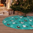 thumbnail image 6 of Sikiie Ducks A 30-48 inches {designName} Print Christmas Tree Skirt Snowman Xmas Tree Skirt with Edge Christmas Decorations for Holiday Party-36", 6 of 7