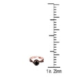 thumbnail image 4 of AoneJewelry 1.00 Carat Natural Black Diamond Crafted In 10K Solid Rose White and Yellow Gold Halo Engagement Ring Women, 4 of 5