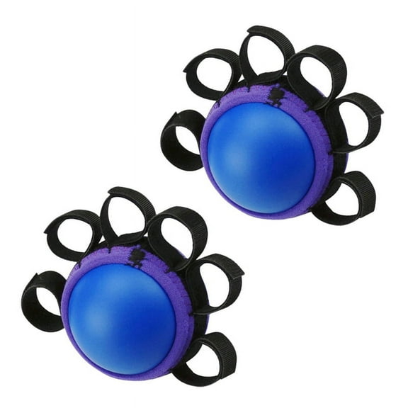 2024 TOP! 2X Hand Grip PU Ball Finger Practice Hemiplegia Exercise Rubber Rehabilitation Training Gripper