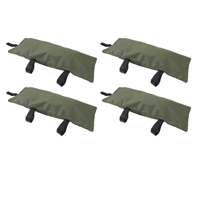 Quick Flood Barrier Sandbag 4pcs Thickened Flood Water Sandbags, Green Canvas for Flood Prevention Flood Control Sewage Protection