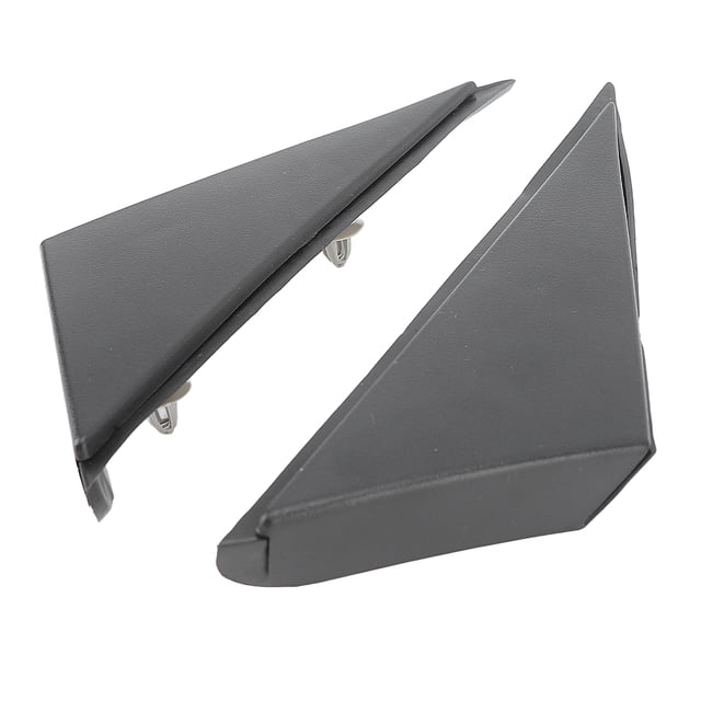 Moldura triangular para esquina de espejo, 2 piezas, moldura de placa triangular para espejo retrovisor izquierdo y derecho, integración perfecta