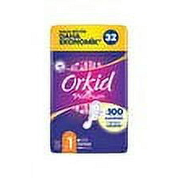 Orkid Serviettes Hygiéniques Platine Paquet Quadruple Serviettes Normales 32 Pcs