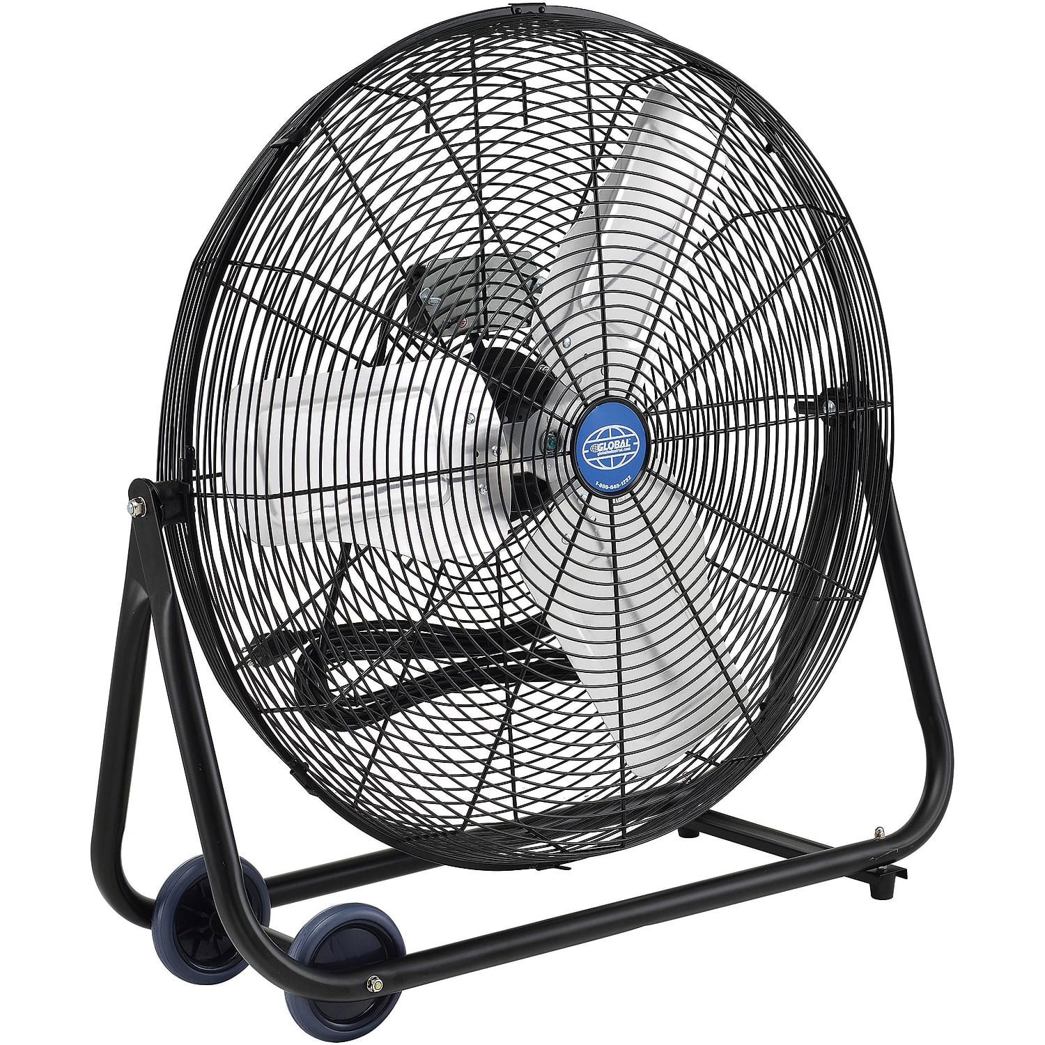 Portable Tilt Floor Fan, 24", Direct Drive, Lot of 1