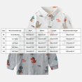 thumbnail image 4 of WUANDIXFA Toddler Cotton Tshirt Toddler Boys Long Sleeved T Shirt Comfortable Polo Shirt Casual Versatile Tshirt Daily Wear School Shirts,Grey,5-6 Years, 4 of 9